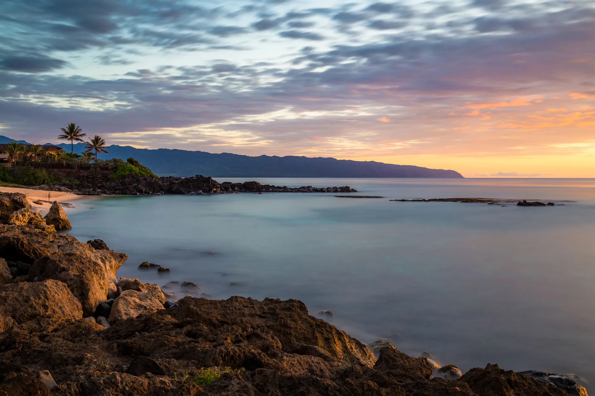 Sunset at beach