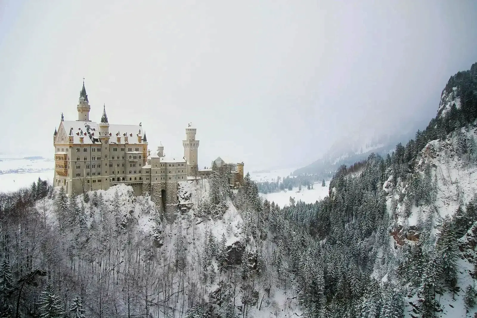 German Castle during winter
